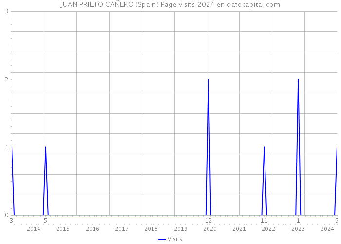 JUAN PRIETO CAÑERO (Spain) Page visits 2024 