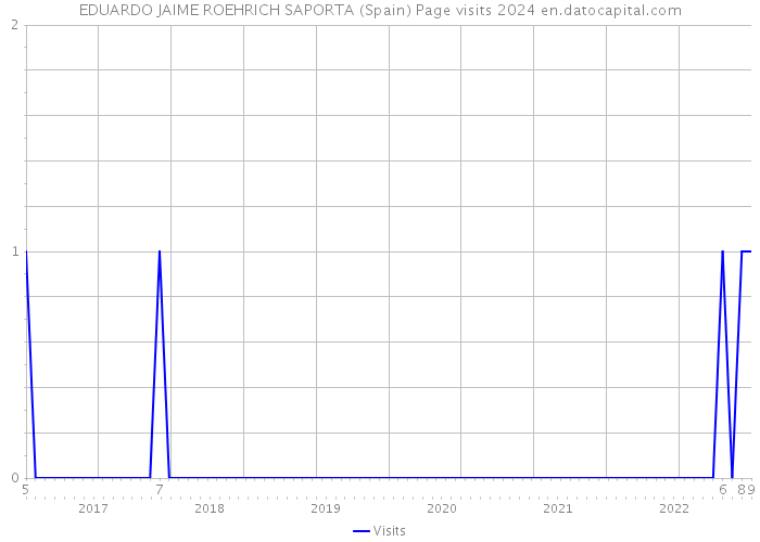 EDUARDO JAIME ROEHRICH SAPORTA (Spain) Page visits 2024 