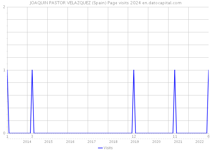 JOAQUIN PASTOR VELAZQUEZ (Spain) Page visits 2024 