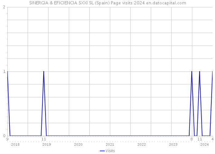 SINERGIA & EFICIENCIA SXXI SL (Spain) Page visits 2024 