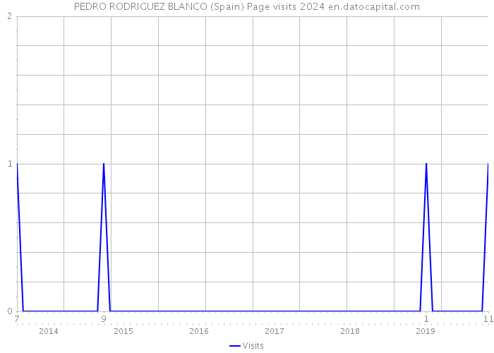 PEDRO RODRIGUEZ BLANCO (Spain) Page visits 2024 