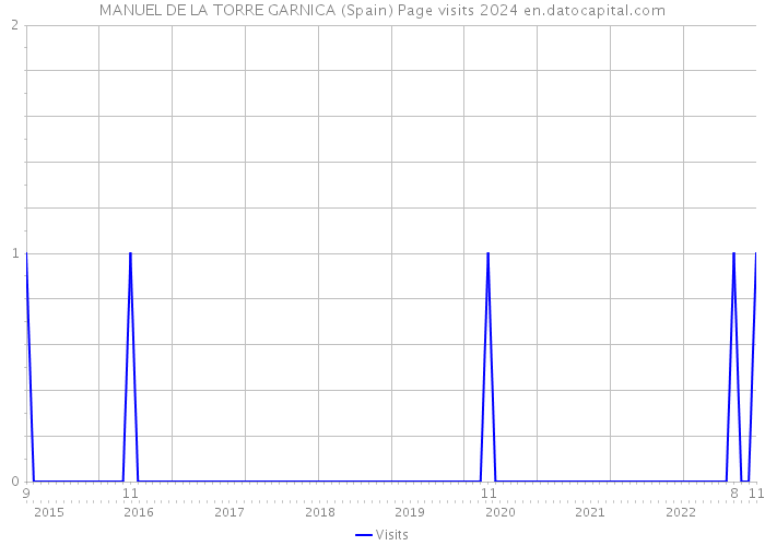 MANUEL DE LA TORRE GARNICA (Spain) Page visits 2024 