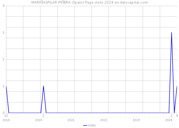 MARIÑASPILAR PIÑERA (Spain) Page visits 2024 