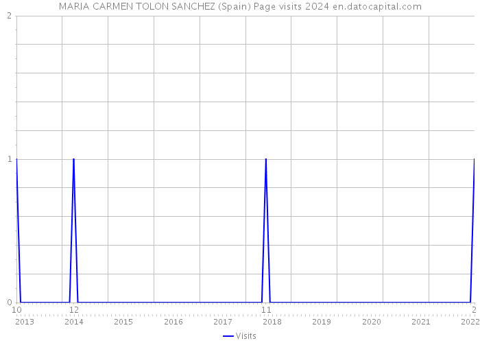 MARIA CARMEN TOLON SANCHEZ (Spain) Page visits 2024 