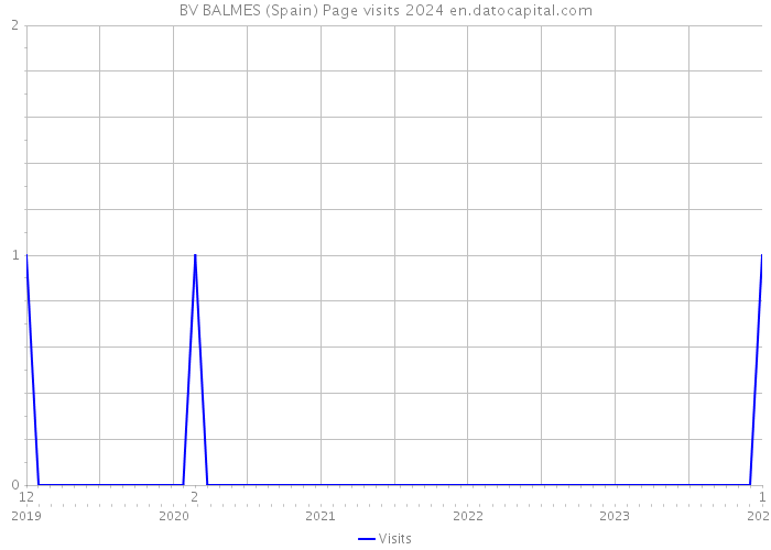 BV BALMES (Spain) Page visits 2024 