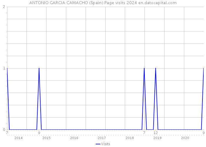ANTONIO GARCIA CAMACHO (Spain) Page visits 2024 