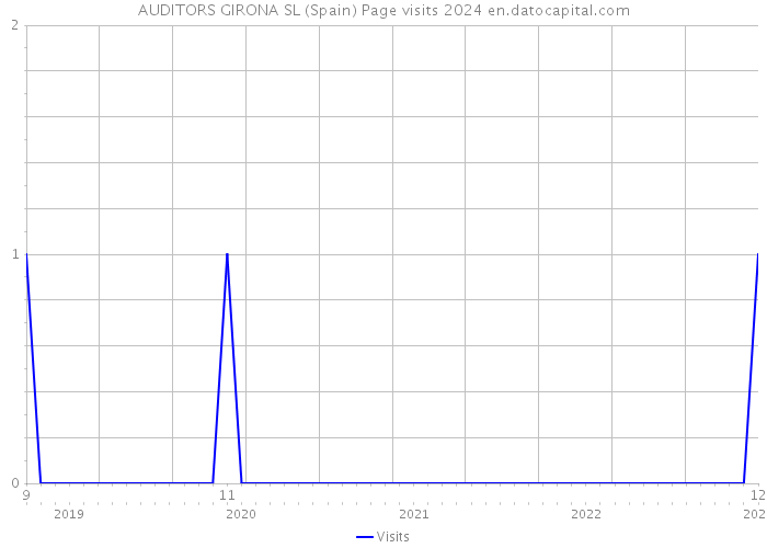 AUDITORS GIRONA SL (Spain) Page visits 2024 