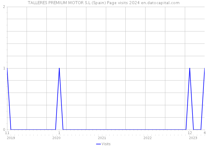 TALLERES PREMIUM MOTOR S.L (Spain) Page visits 2024 