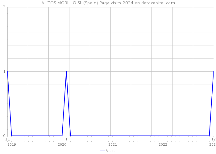 AUTOS MORILLO SL (Spain) Page visits 2024 