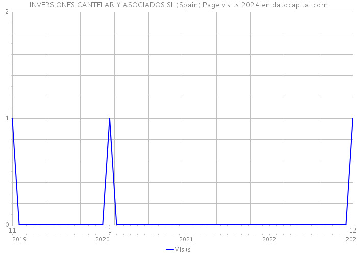 INVERSIONES CANTELAR Y ASOCIADOS SL (Spain) Page visits 2024 