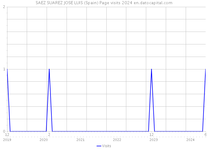 SAEZ SUAREZ JOSE LUIS (Spain) Page visits 2024 