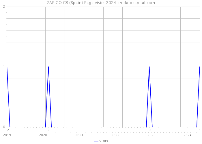ZAPICO CB (Spain) Page visits 2024 