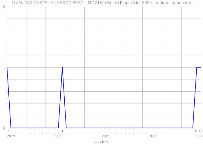 LLANURAS CASTELLANAS SOCIEDAD LIMITADA (Spain) Page visits 2024 