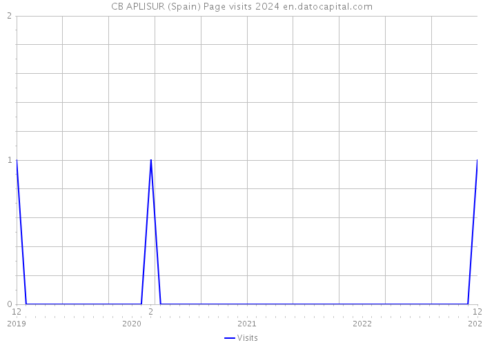 CB APLISUR (Spain) Page visits 2024 