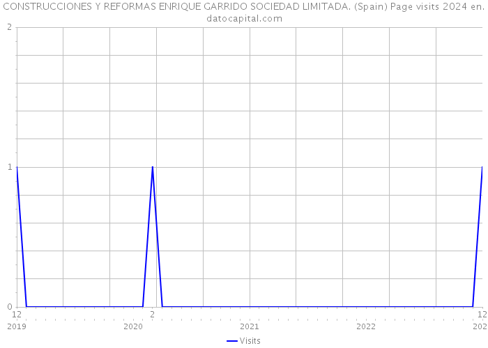 CONSTRUCCIONES Y REFORMAS ENRIQUE GARRIDO SOCIEDAD LIMITADA. (Spain) Page visits 2024 