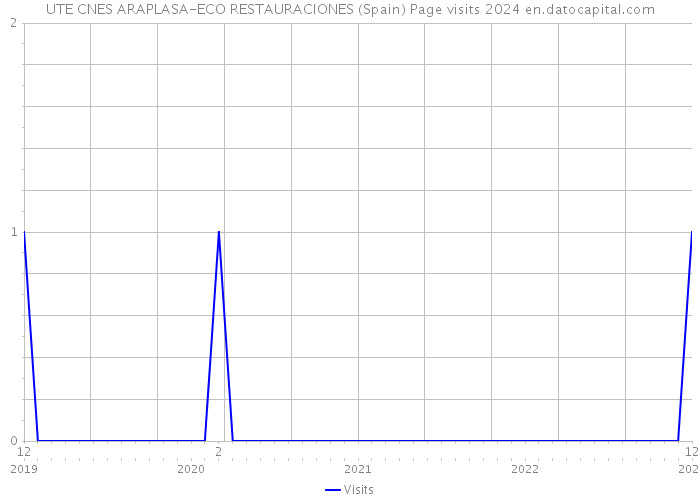 UTE CNES ARAPLASA-ECO RESTAURACIONES (Spain) Page visits 2024 