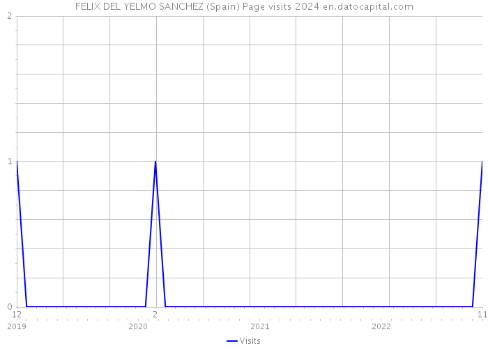 FELIX DEL YELMO SANCHEZ (Spain) Page visits 2024 