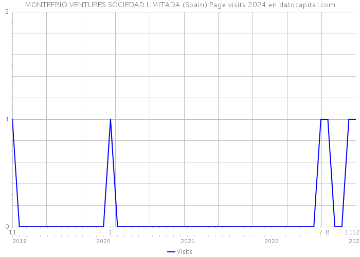 MONTEFRIO VENTURES SOCIEDAD LIMITADA (Spain) Page visits 2024 