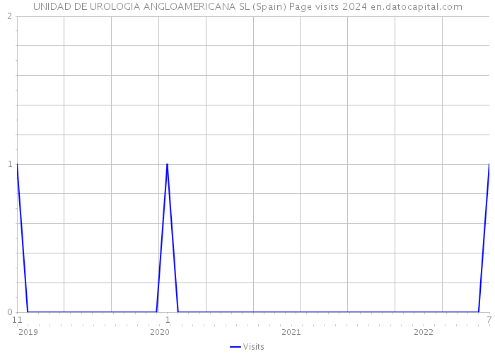 UNIDAD DE UROLOGIA ANGLOAMERICANA SL (Spain) Page visits 2024 
