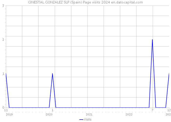 GINESTAL GONZALEZ SLP (Spain) Page visits 2024 