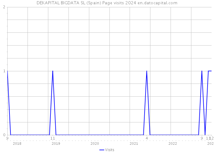 DEKAPITAL BIGDATA SL (Spain) Page visits 2024 
