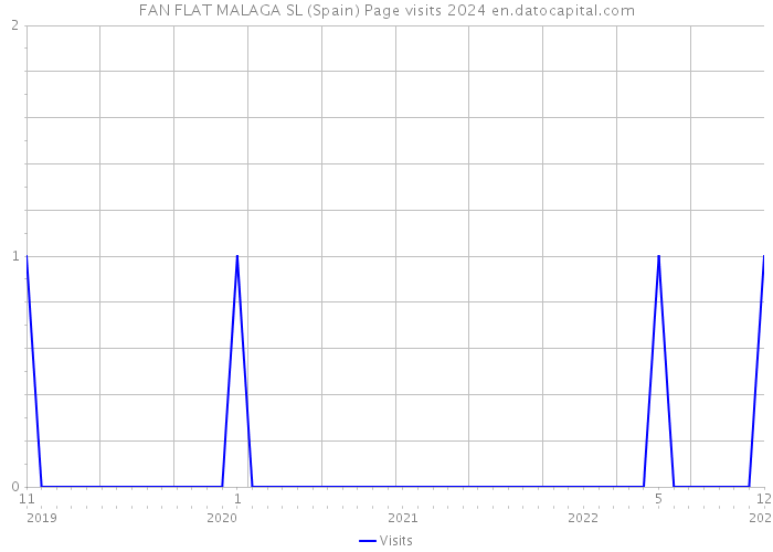 FAN FLAT MALAGA SL (Spain) Page visits 2024 