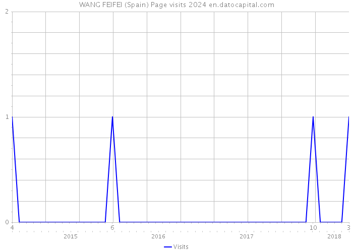 WANG FEIFEI (Spain) Page visits 2024 