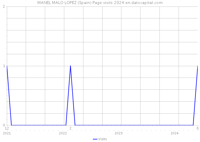 MANEL MALO LOPEZ (Spain) Page visits 2024 