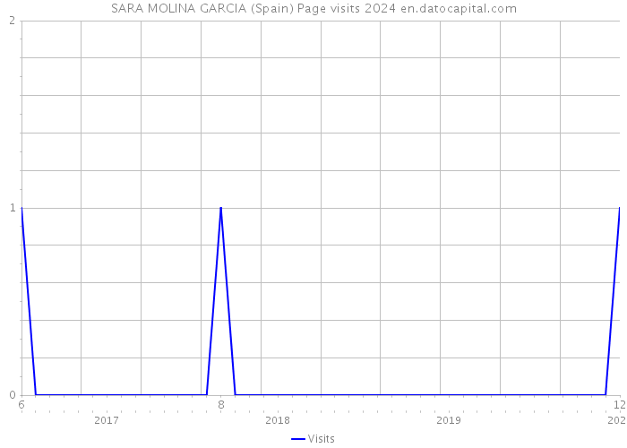 SARA MOLINA GARCIA (Spain) Page visits 2024 