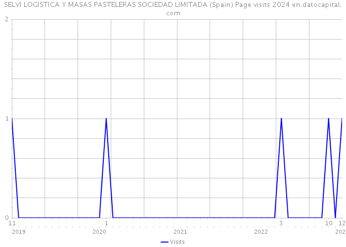 SELVI LOGISTICA Y MASAS PASTELERAS SOCIEDAD LIMITADA (Spain) Page visits 2024 