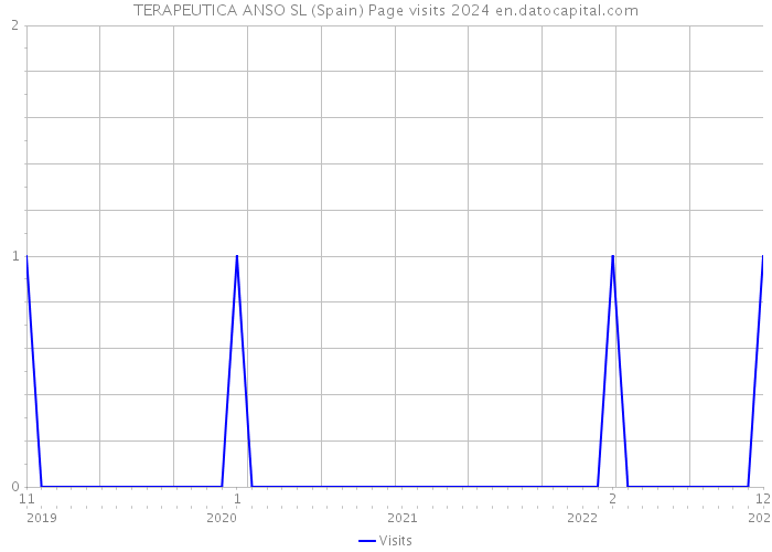 TERAPEUTICA ANSO SL (Spain) Page visits 2024 