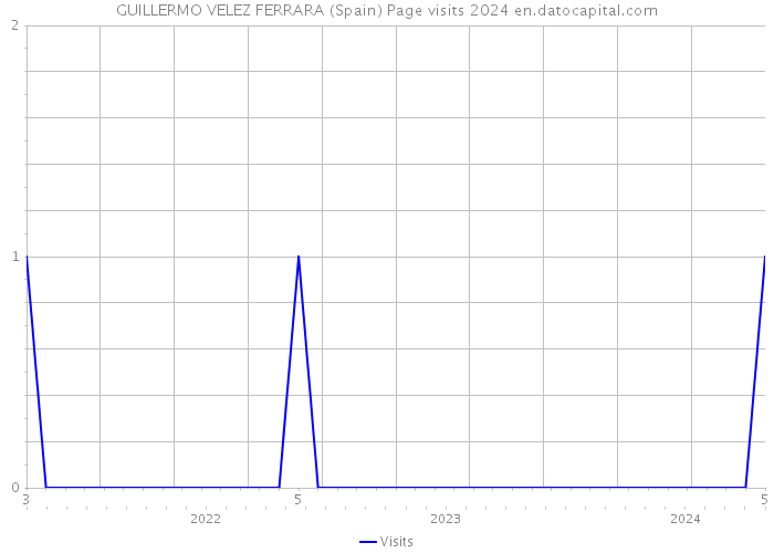 GUILLERMO VELEZ FERRARA (Spain) Page visits 2024 