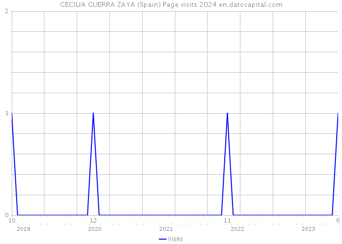 CECILIA GUERRA ZAYA (Spain) Page visits 2024 