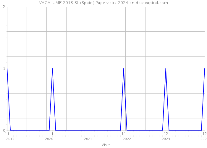 VAGALUME 2015 SL (Spain) Page visits 2024 