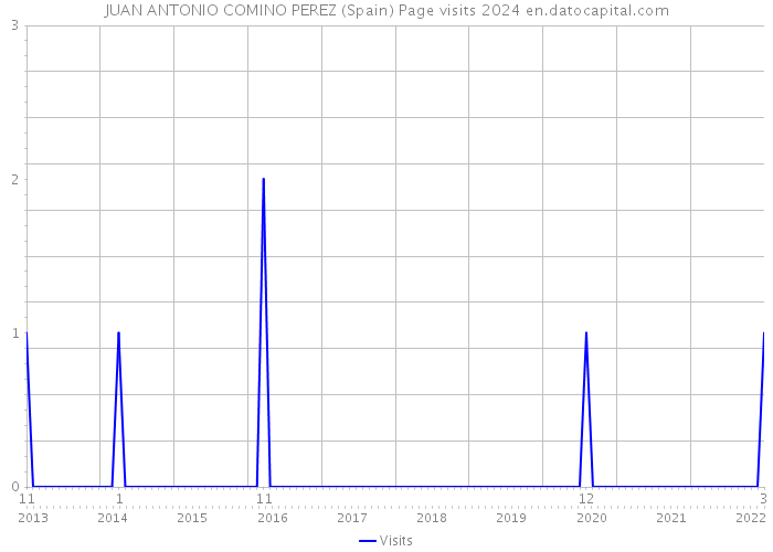 JUAN ANTONIO COMINO PEREZ (Spain) Page visits 2024 