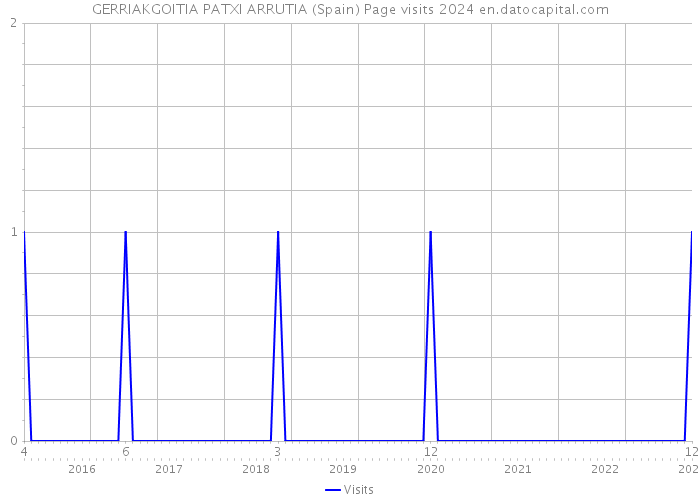 GERRIAKGOITIA PATXI ARRUTIA (Spain) Page visits 2024 