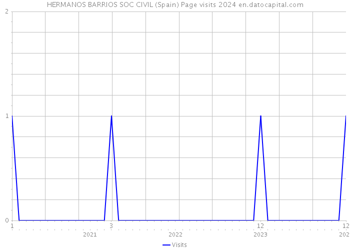 HERMANOS BARRIOS SOC CIVIL (Spain) Page visits 2024 