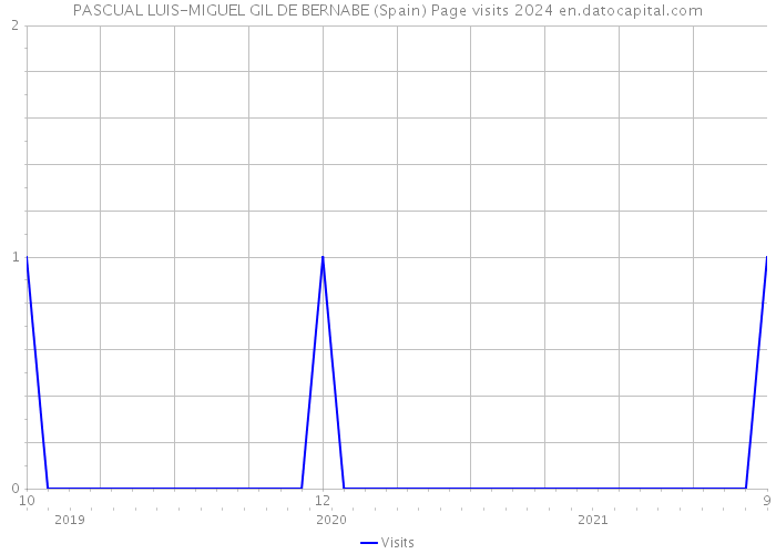 PASCUAL LUIS-MIGUEL GIL DE BERNABE (Spain) Page visits 2024 