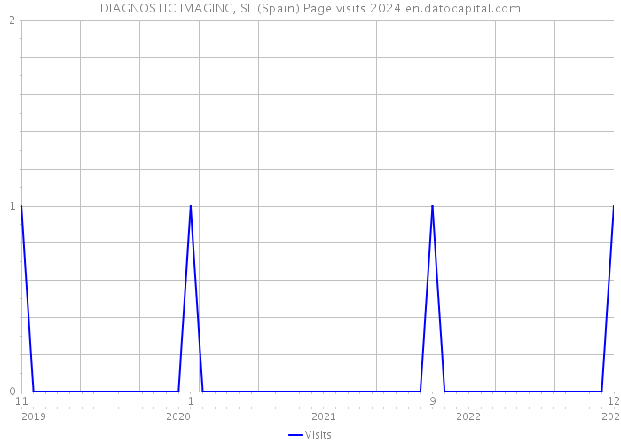 DIAGNOSTIC IMAGING, SL (Spain) Page visits 2024 