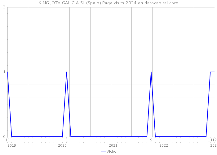 KING JOTA GALICIA SL (Spain) Page visits 2024 