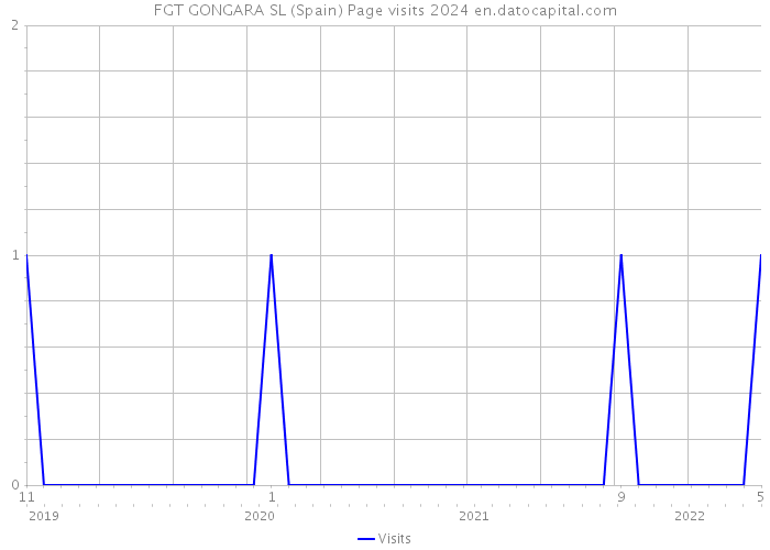 FGT GONGARA SL (Spain) Page visits 2024 