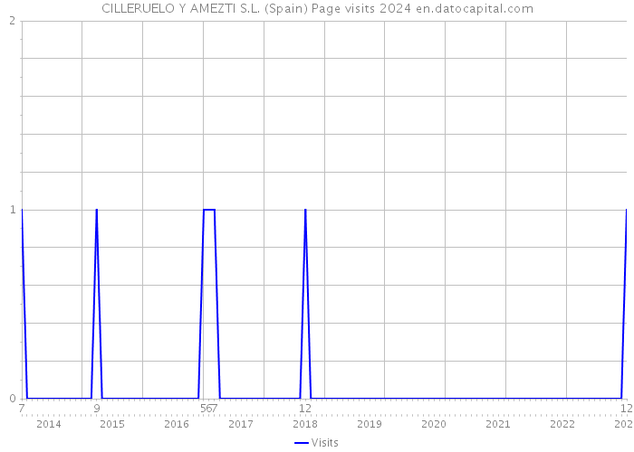 CILLERUELO Y AMEZTI S.L. (Spain) Page visits 2024 