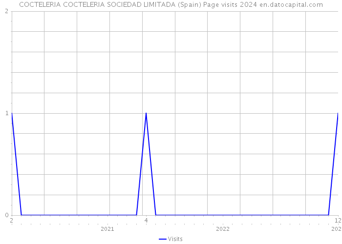 COCTELERIA COCTELERIA SOCIEDAD LIMITADA (Spain) Page visits 2024 