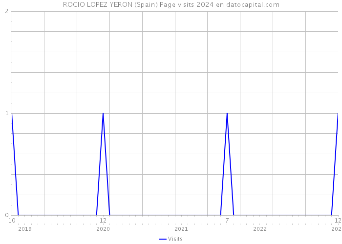 ROCIO LOPEZ YERON (Spain) Page visits 2024 