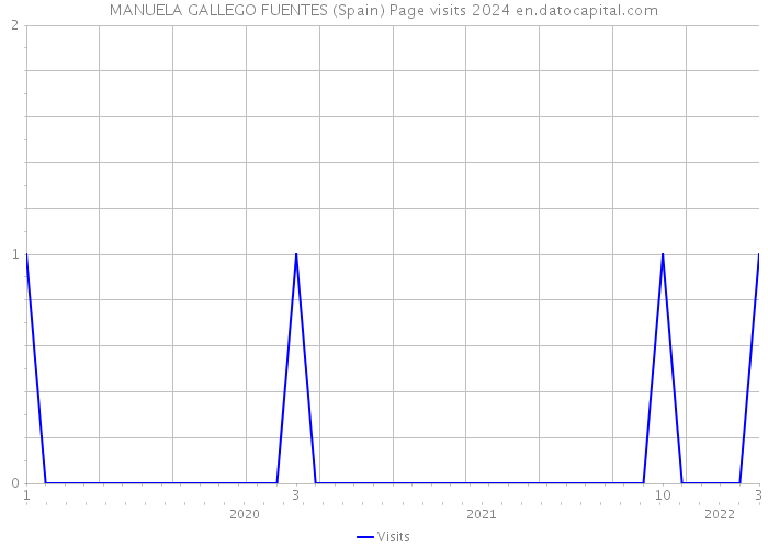 MANUELA GALLEGO FUENTES (Spain) Page visits 2024 