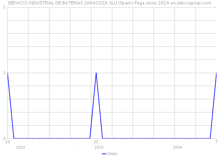 SERVICIO INDUSTRIAL DE BATERIAS ZARAGOZA SLU (Spain) Page visits 2024 