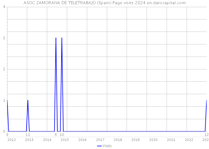 ASOC ZAMORANA DE TELETRABAJO (Spain) Page visits 2024 