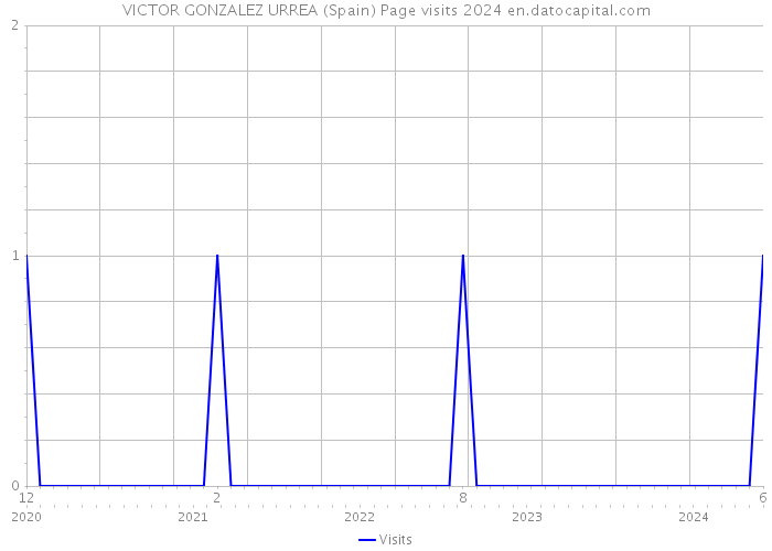 VICTOR GONZALEZ URREA (Spain) Page visits 2024 