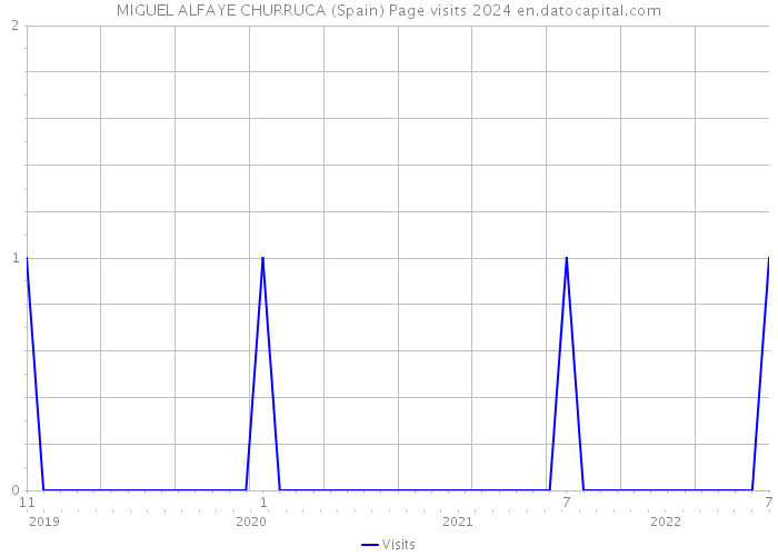 MIGUEL ALFAYE CHURRUCA (Spain) Page visits 2024 