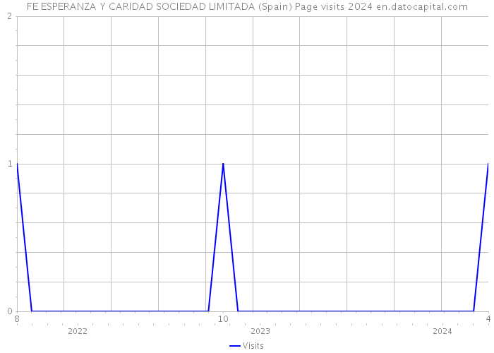 FE ESPERANZA Y CARIDAD SOCIEDAD LIMITADA (Spain) Page visits 2024 